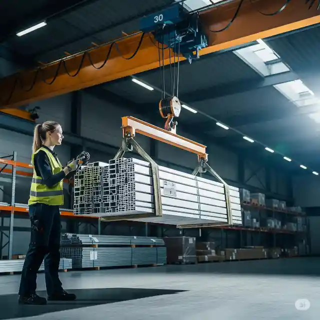 Modern warehouse interior